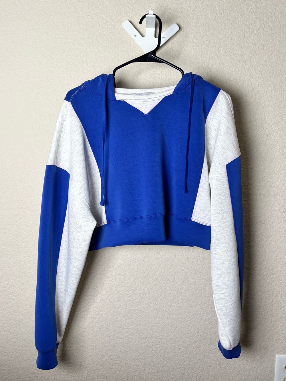 Altar’d State Cropped Colorblock Athletic Hoodie